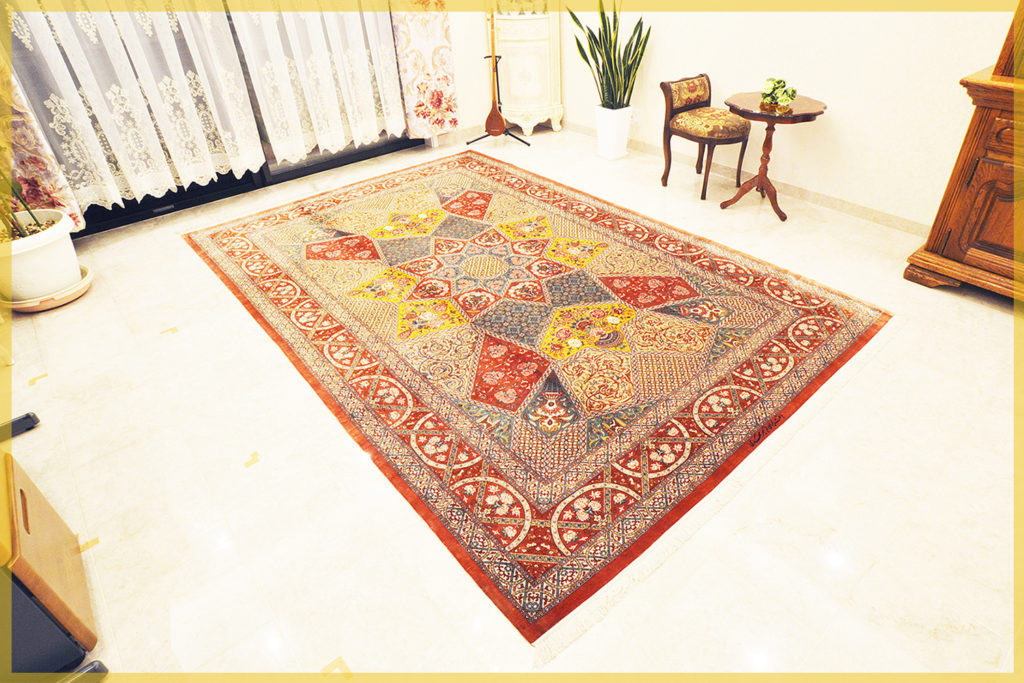 ペルシア工芸品（ペルシャ工芸品）パサルガードのペルシア絨毯（ペルシャ絨毯）